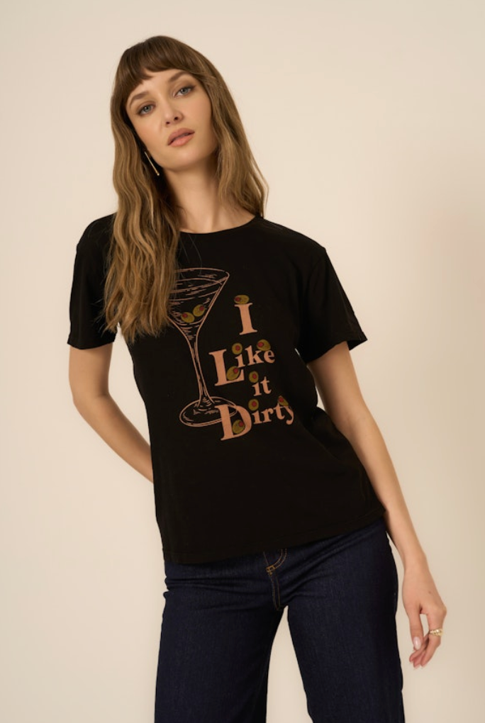 "I like it dirty" Martini Tee