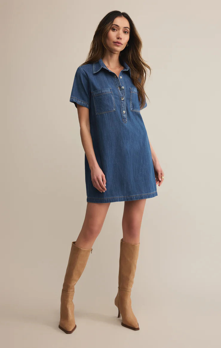 Authentic Denim Mini Dress