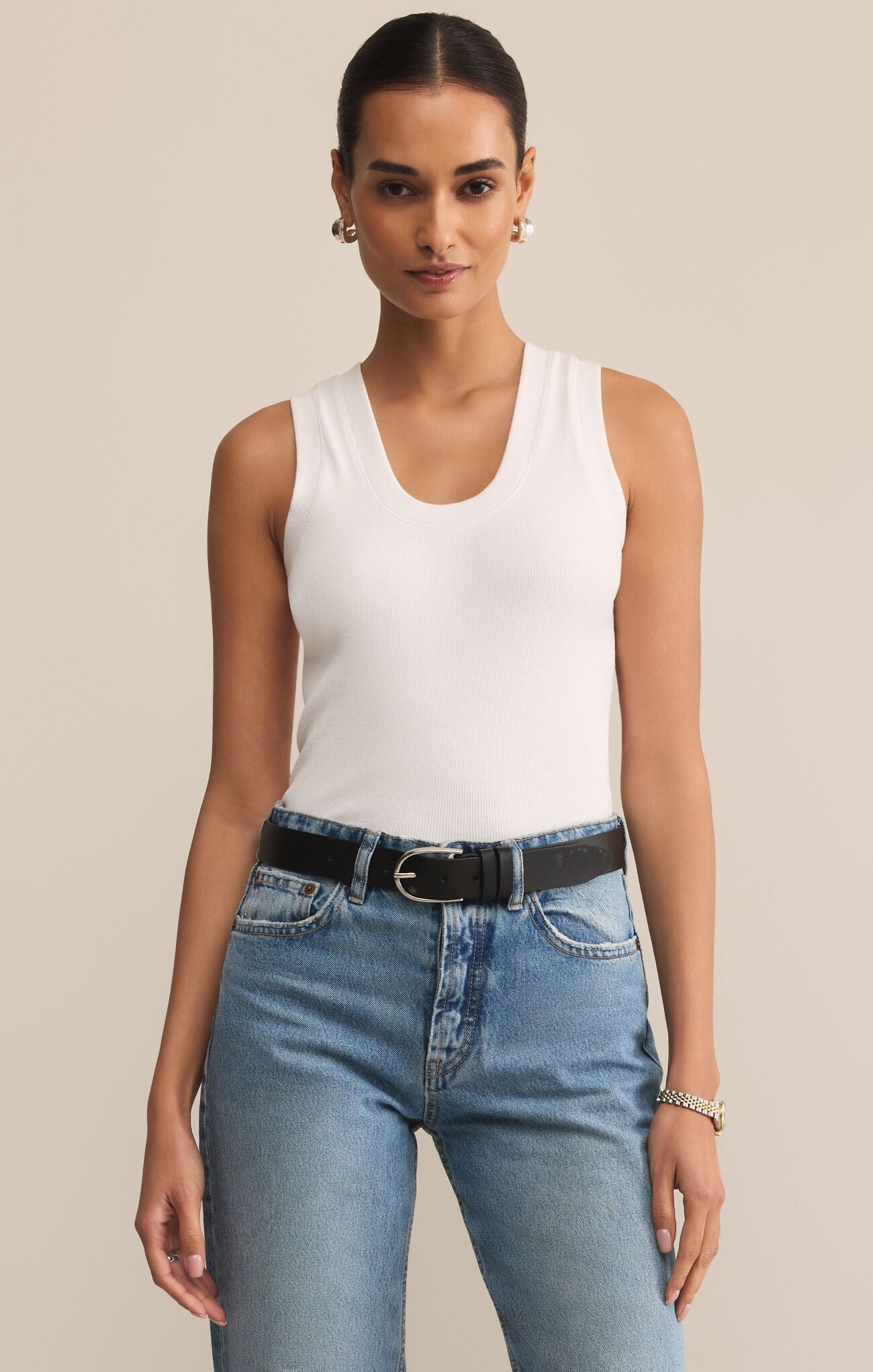 Sirena Rib Tank - White